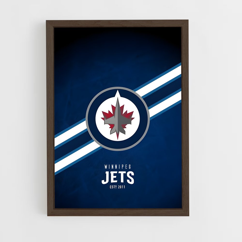 Poster Jets Nocturnes – affiche Hockey sur glace (vue 5)